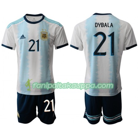 Jalkapallo Peliasut Argentiina DYBALA 21 Lasten Koti Pelipaita Copa América 2019 Lyhythihainen